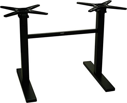 Konway Easy 2+2 Tischgestell (4-Kant eckig) Bistro Gastro Tisch Beine Untergestell für Tischplatten Gestell Tischbein Tischbeine Gartentisch Outdoor Indoor
