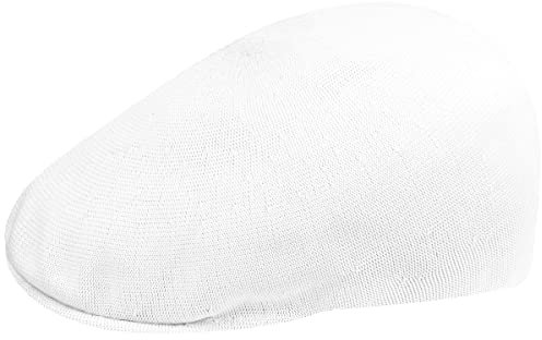 Kangol Casquette Seamless Tropic 507 Femme/Homme - Gavroche avec Visiere Printemps-ete Ete - M (56-57 cm) Blanc