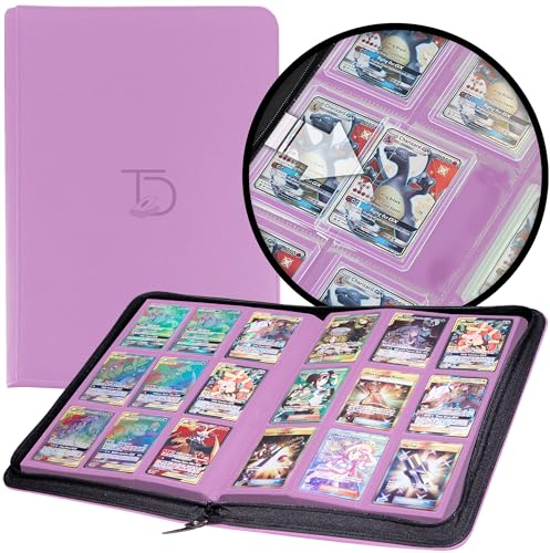 TopDeck TopLoader Binder | Für 200+ Toploader-Hartschalenhüllen | 9 Pocket Sammelkarten Album | Langfristiger Aufbewahrungsbinder | Seitliche Ladehülsen | MTG/Yugioh/TCG Ordner | Handels- &