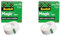 Scotch Magic Klebeband – 1 Roll 19mm x 33m - Transparenter & matter Klebefilm für den alltäglichen Gebrauch (Packung mit 2)