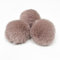 SYSUII 10 Stück Kunstfell Bommel 6cm Kunstfell Fellbommel Pompon Pom Ball DIY Fell Pom Poms für Damen Tasche Mützen Anhängern Dekoration Schlüsselanhänger Charms Strickmütze Zubehör -Dunkelrosa