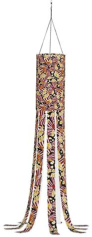 Petite girouette de Noël pour Halloween, motif popcorn avec lumières LED colorées ou sans lumières pour décoration extérieure à suspendre pour porte d'entrée, véranda, jardin, pelouse décoration de