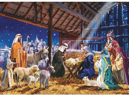 EuroGraphics Krippe Weihnachten 1000 Teile Puzzle