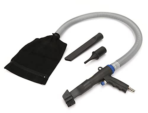 Pistola per Compressore per Spolverino, Pistola Ad Aria Compressa in Lega di Alluminio Efficiente con Pistola per Pulizia a Soffio/aspirazione per la Pulizia Industriale per la