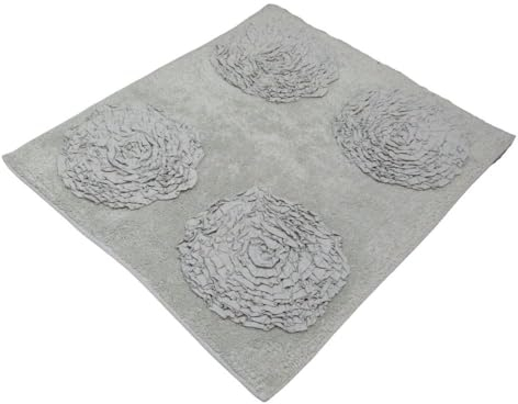 Batex Badteppich Badematte ETU Silber ca.55 x 65 cm