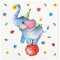 20 Servietten Kindermotive Elefant mit Balance als Tischdeko. Papierservietten mit Motiv. Auch für Decoupage und Serviettentechnik 33x33cm