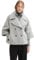 TOM TAILOR Damen 1043723 Cape Jacke, 21373-Medium Silver Grey Melange, L