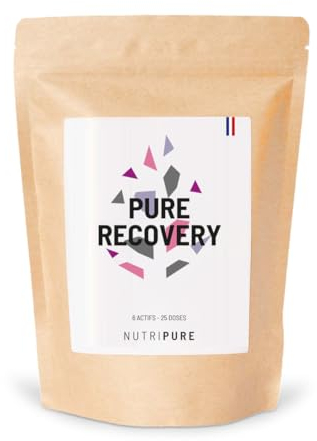 Nutripure | Pure Recovery | Complément Alimentaire Musculation tout-en-1 | Optimise la Récupération | Protéine Whey Isolate, BCAA, Collagène, Zinc, Magnesium | 775 gr | Goût Neutre | Made in France