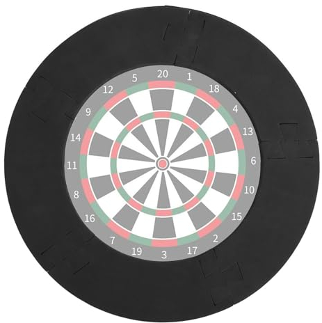 Dartscheiben Surround, Rund Dart Surround Eva Dartscheibe, Dartscheibe Schutzring, Dart Catchring Surround Auffangring, Backboard Für Dartscheiben Mit Ø Von 45 Cm, Wandschutz Ohne Zusatzbefestigung
