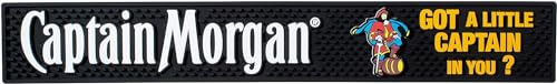 Artisan Owl Captain Morgan Spiced Rum Got A Little Captain in You? Long Bar Mat Spill Mat Rail Drip Mat