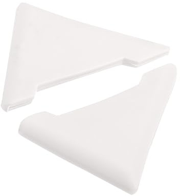 Motoforti 2pcs PVC Universal Car Door Corner Edge Guard Bumper Protector | White, Long-lasting