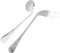 minkissy De Alimentación 2piezas Inoxidable Tenedor De Metal Ángulo Ergonómico Ligero Para Mayores Auxiliar