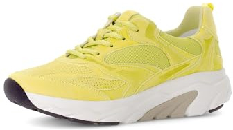 Gabor Damen Low-Top Sneaker, Frauen Halbschuhe,schnürschuhe,schnürer,straßenschuhe,Strassenschuhe,Sportschuhe,Limone,39 EU / 6 UK