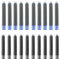 YUNCHUN 20PCS Fountain Pen Ink Cartridges, 3.4 mm Ink Refills Sets for Hongdian, Writing Supplies International Standard Ink Refills, Smooth Writing, Large Capacity and Easy Carry Black + Blue