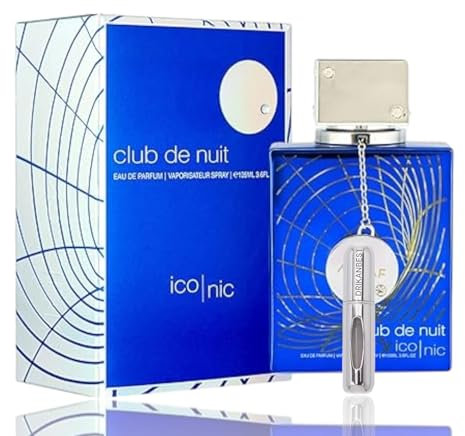 Perfume Club De Nuit Blue Iconic De 105ml | Eau De Parfum | Perfume De Hombre Duradero Y Elegante | Fragancia Originales Para Uso Diario O Nocturno | Con Atomizador | Fragancia Cítrica y Fresca