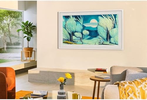 Samsung The Frame QE50LS03FAU QLED TV, 125 cm (50 Zoll), 4K UHD, Smart TV, HDR10+, DVB-C/S2/T2