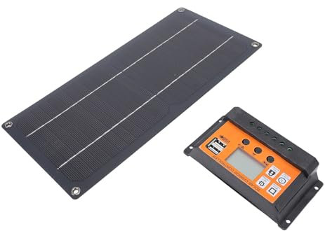 Kit de Panel de 12V de 12V Cargador de Batería Solar de 10 W para Botes de Vehículos