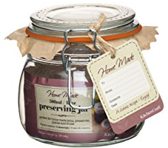 KitchenCraft KCLP550 Home Made Airtight Glass Jar with Clip Lid, 500 ml