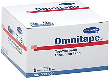 HARTMANN 5000602 Omnitape Stark Klebendes Pflaster Band, 10m x 5cm