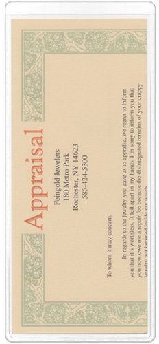 StoreSMART® - Clear Plastic Brochure/Policy/Ticket Holders - 10 Pack - RR9124-10