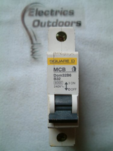 Schneider DOM32B6 32a Type B Single Pole MCB