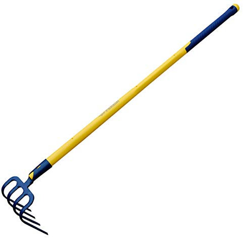 Outils Perrin Croc de Jardin à Douille Emmanché Composite Trigripp Pomme 110, 4 Dents, 21cm Largeur