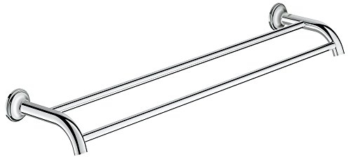 Grohe Essentials Authentic Doppel-Badetuchhalter, 1 Stück, chrom, 40654001