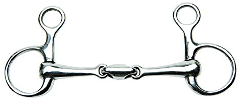 FEELING „Anatomic“ Baucher-Trense, massiv, Breite 11,5 cm, Stärke 17 mm, Ringe Ø 45 mm