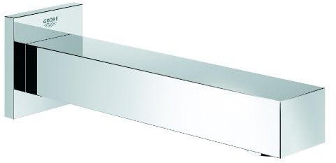Grohe Eurocube Badarmaturen (Wanneneinlauf, Wandmontage) chrom, 13303000 Silber