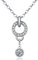 Morella Damen Charms Halskette Edelstahl 70 cm mit Charms Anhänger Amulett in Samtbeutel