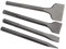 4x SDS-Max Meißelset 250 mm für Bosch, Makita, Dewalt, Milwaukee, AEG, Hilti TE-Y TE500/50/504/505/54/55/60/72/74/75/76 Spitzmeißel, Flachmeißel, Breitmeißel, Spameißel