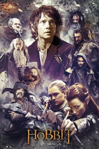 The Hobbit – Desolation of Smaug – Charaktere – 61 x 91.5 cm zeigt/Poster
