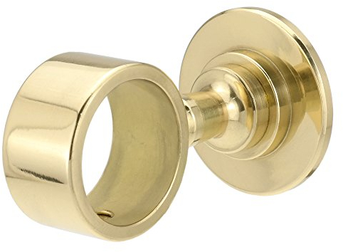 Kanirope® Seilträger Messing glänzend für ø38mm- ø40mm Handlaufseile Absperrseile Treppenseile