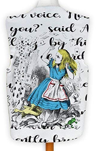 L&S PRINTS FOAM DESIGNS NEUHEIT Weste Kostüm Spass Legere Alice im Wunderland Spielkarten - Mehrfarbig, XL
