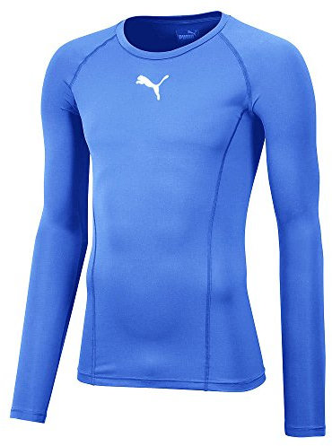 PUMA 655920 Liga Baselayer LS technisches T-Shirt, Herren, Silver Lake Blue, 44/46 (Herstellergröße: S)