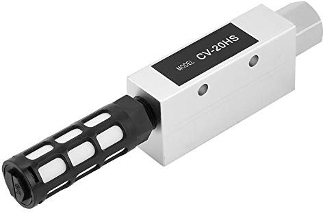 Generatore di Vuoto, Akozon CV-20HS Compatto in Lega Di Alluminio Eiettore Pneumatico Del Generatore Di Vuoto Di Scarico Dell'Aria Con Silenziatore