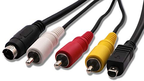 WYMECT Cavo AV A/V Audio Video TV-Out VMC-15FS Video Cavo Cavo per Sony Handycam Camcorder DCR-D/H/I/S HDR-C/H/S/T/U/X e altri modelli Cable Length 3.9ft/1.2M