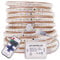 XUNATA 3 Metri Striscia LED Dimmerabile con Telecomando a 11 Tasti, 220V illuminazione Strisce LED Impermeabile IP67 LED Strip Light Warm White- Luce Bianco Caldo