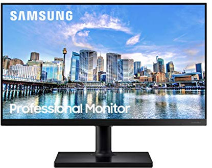 Samsung Business FT452 Series 24 inch 1080p 75Hz IPS Computer Monitor for Business with HDMI, DisplayPort, USB, HAS Stand, 3-Yr Wrnty (F24T452FQN), Black