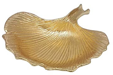 Portagioie in metallo, a forma di foglia, organizer per anelli, portagioie per comò, Natale, compleanno, regali di nozze