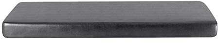 SWECOMZE 1 Stück PU Leder Sofa Schonbezug Sitzkissenbezug, 1/2/3/4 Sitzer Wasserdicht Sitzkissenschutz, Überzug Bezug Für Sofa Sitzkissen (Grau,3 Sitzer)