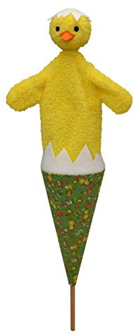 Marionette Handpuppe Tierhandpuppen Henne Huhn 54 cm, Ideal für Puppentheatre und Rollenspiele, für Kinder Baby Jungen Mädchen