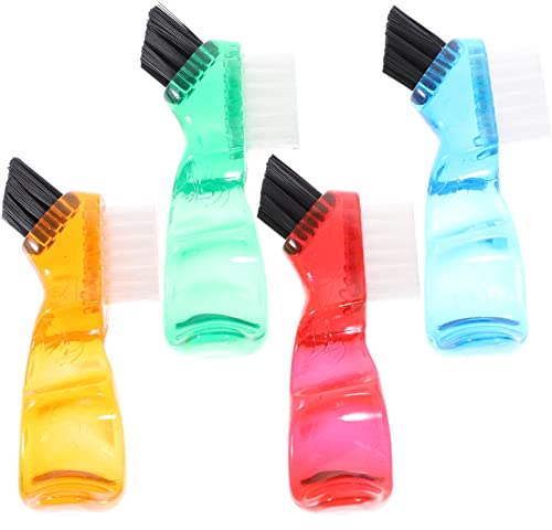 Artibetter 4Pcs Prothesenbürste Dual Head Zahnbürsten Harte Prothesenreinigungsbürste Prothesenreinigungsbürste Falsche Zähne Bürste Zahnbürste Für Falsche Zähne Reinigung