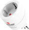 SKROSS | 1.500272 | Adattatore da Viaggio Europa (Schuko) a Svizzera - Italia - Brasile, Tensione e Potenza 100V – 1000W / 250V – 2500W