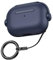 Teyomi TPU Case for AirPods Pro 2 with Carabiner, AirPods Pro 2 Case with Lock - Wireless Charging, Music Headphone Design (Midnight Blue)