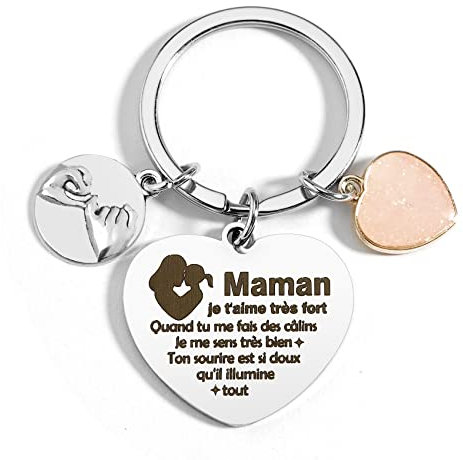 Hightopup Porte Clef Cadeau pour Maman - Idée Fête Des Mères Anniversaire
