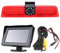 4.3 Zoll TFT LCD Farbdisplay Auto Monitor + 8 LEDs Nacht Visionen Super HD Bremsleuchte Rückfahrkamera Ersatz für VW Caddy Life 2K Facelift III Kasten 2KA Kombi Cross maxi Tdi dritte 3 2003-2014 Bj