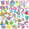 QCHMM Diamond Painting Kinder, 33 Stücke DIY Diamond Painting Sticker Kits, Diamant Aufkleber Kunst Mosaik Kits Geschenke Aufkleber Mädchen