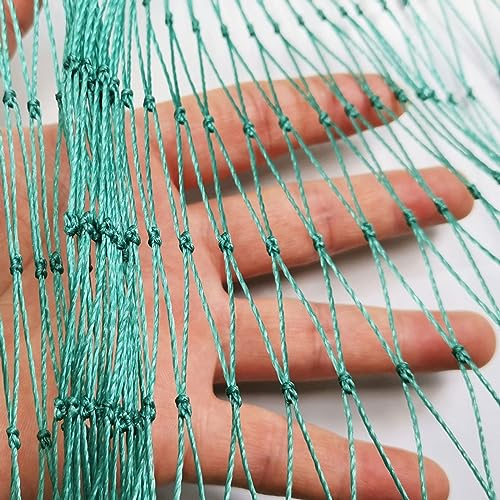 PanHuiWen Vogelschutznetz Engmaschig Balkon Katzennetz FüR Balkon Ohne Bohren Fischernetz Deko Groß 1.5 x1.5cm große Bäume Beeten und Sträucher vor Vogelfraß,10x15m