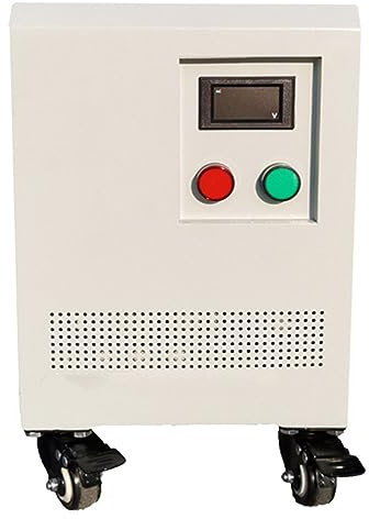 3-Phase Dry Isolation Transformer,Heavy Duty Step Up Step Down Power Converter 380 TO 220V with Circuit Break Protection Indoor Servo Control Transformer,White,20KVA